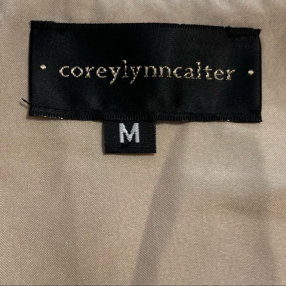 Corey Lynn Calter Anthropologie Lace Fit & Flare Cocktail Dress - Picture 7 of 8